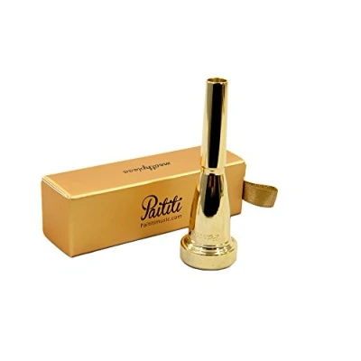 Image of Paititi Gold Plated Rich Tone Bb 5C Trumpet Mouthpiece