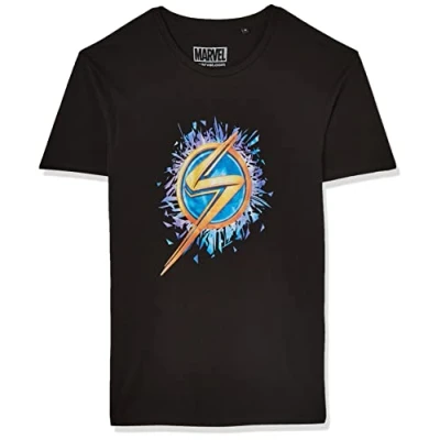 Image of Marvel Men&#039;s Uxmissmts009 T Shirt, Black, S