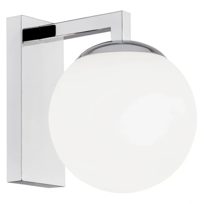 Image of Aspen Wall Lamp Opal Matt, Chrome