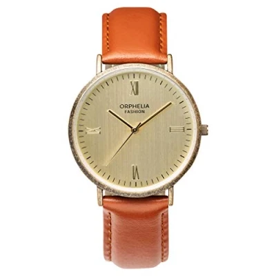 Image of Orphelia Fashion Alium Mens Brown Watch OF761803 Leather One Size
