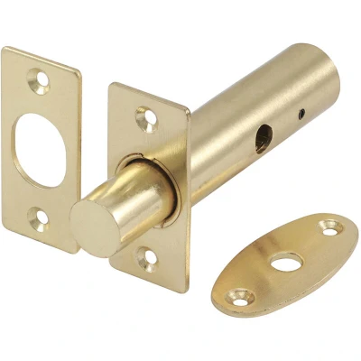 Image of 3x TIMCO Door Rack Bolts Electro Brass 200020 Pack of 2