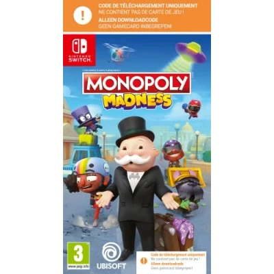 Image of Monopoly Madness (Code in a Box) /Switch (French Box English game)