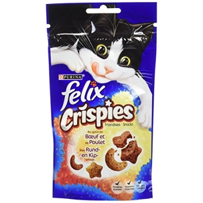 Image of Felix Crispies Cat Treats Flavour of your choice Set 8