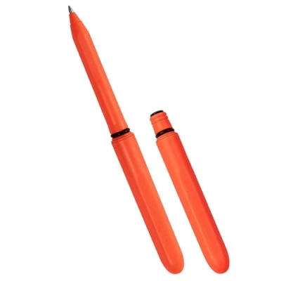 Image of Rite in the Rain All Weather EDC Pen, Orange POKKA 2 Pack, Black 0.9mm Ink, Fine Point (No. OR92)