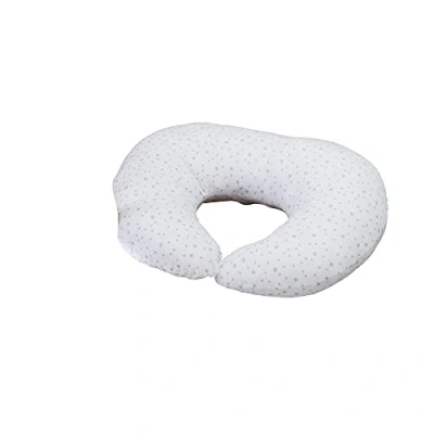 Image of Clair de Lune Nursing Pillow (Grey, Stars and Stripes)