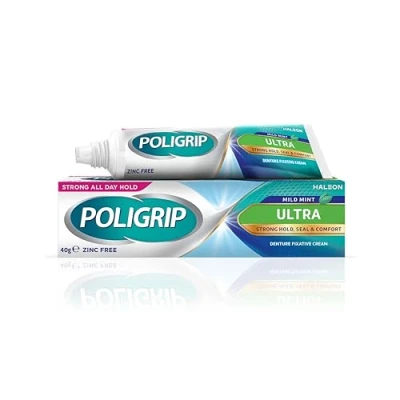 Image of Poligrip Ultra Denture Fixative Cream 40g