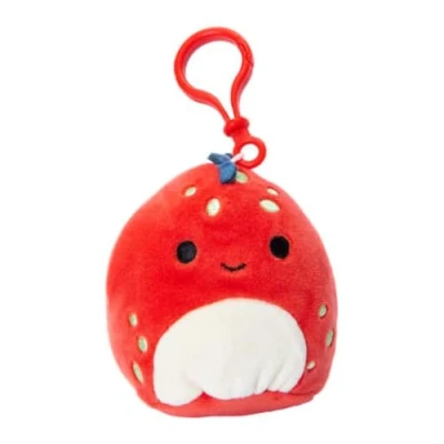 Image of Squishmallows Dolan The Dinosaur 3.5&quot; Keychain, Red