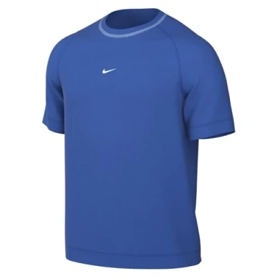 Image of NIKE DH9361 463 M NK STRKE22 THICKER SS TOP T shirt Men&#039;s ROYAL BLUE/WHITE Size