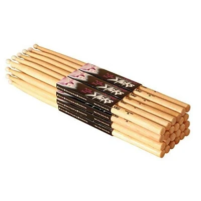 Image of On Stage 2B Maple Drum Sticks (Nylon Tip, 12 Pak) (12 Pack) Tip)
