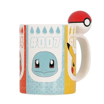 Image of ABYSTYLE Pokémon Pokéball 3D Shaped Ceramic Novelty Coffee &amp; Tea Mug, ABYMUGA368