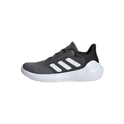 Image of adidas Performance Tensaur RUN Competition running shoes for kids, Size: 6.5, Grey four cloud white core black Textile/synthetics