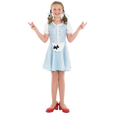 Image of Fun Shack Kids Classic Dorothy Costume Girls Book Week Character Dress Outfit Medium