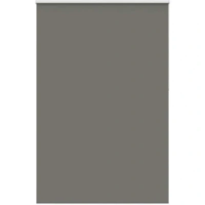 Image of vidaXL Roller Blind Blackout Grey 155x230 cm Fabric Width 151.6 Polyester