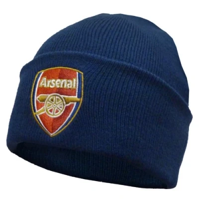 Image of Arsenal London Winter Ski Hat Dark Blue Elegant, Blue, 56