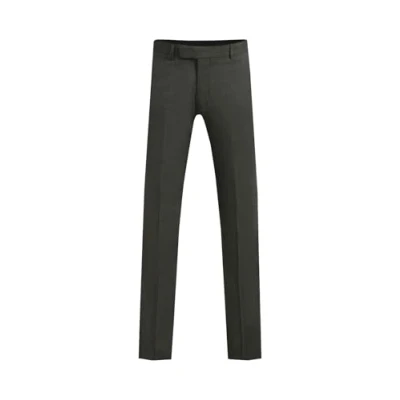 Image of Dobell Mens Grey Suit Trousers Regular Fit 38R