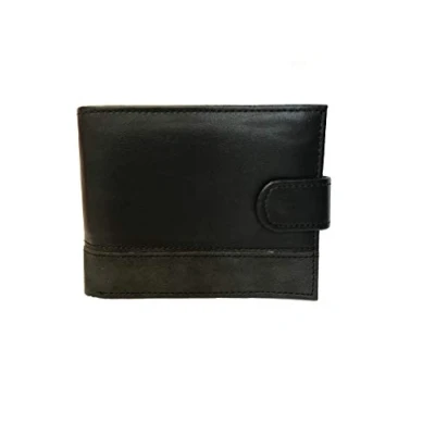 Image of Equilibrium for Men Black Wallet with RFID Blocker in Presentation Gift Box