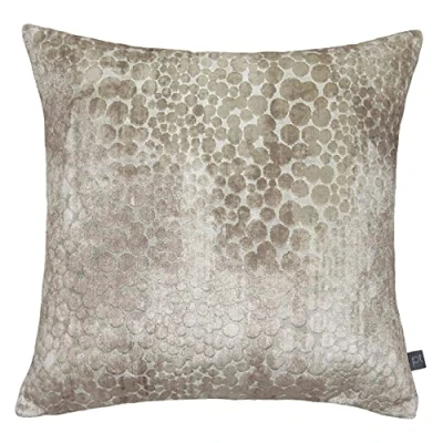 Image of Prestigious Textiles Monument Foil Printed Geometric Feather Filled Cushion Blush One Size