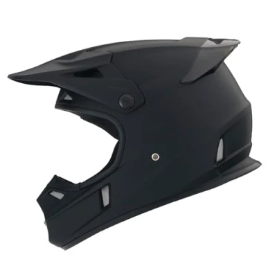 Image of Woljay Motocross Dirt Bike Helmet Off Road Street BMX MX Full Face Helmets for Unisex Adult Youth Kids DOT (L,Matte Black)