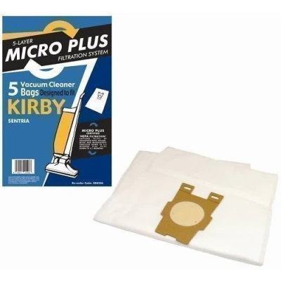 Image of Qualtex Microfibre Dust Bags For Kirby Sentria G10 Style F Vacuum Cleaners Pack Of 5
