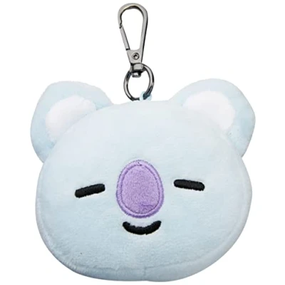 Image of AURORA BT21 Official Merchandise, KOYA Plush Key Clip, 61336, Blue
