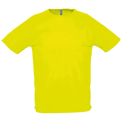 Image of SOLS Mens Sporty Short Sleeve Performance T Shirt (Neon Yellow) Size 2XS