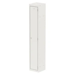 Image of Qube Locker 1 Door 1800mm High White