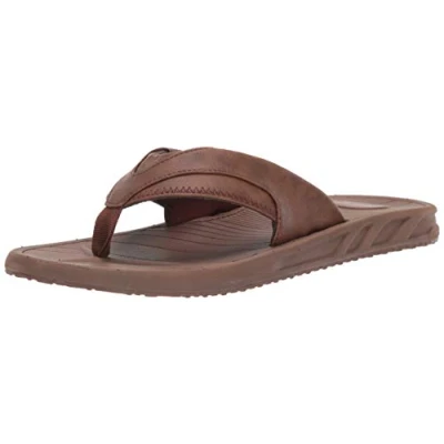 Image of Amazon Essentials Men&#039;s Flip Flop Sandal, Brown, 8 UK