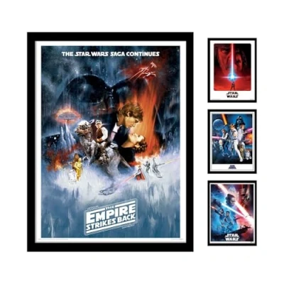 Image of Star Wars The Empire Strikes Back (One Sheet) Memorabilia, Multi Colour, 30 x 40 cm