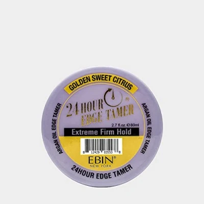 Image of EBIN NEW YORK 24 Hour Edge Tamer Refresh Extreme Firm Hold, 2.7 Oz, Golden Sweet Citrus No Flaking, White Residue, Shine and Smooth with Argan Oil &amp; Castor