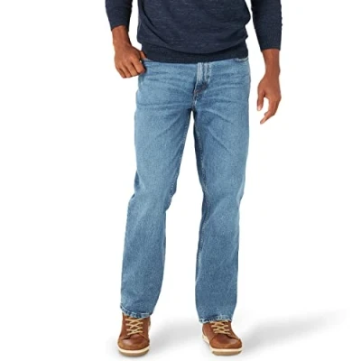 Image of Lee Men&#039;s Legendary Relaxed Straight Jean, True Blue, 30W x 30L
