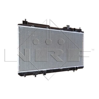 Image of 19010P3F004, 19010P3F014 Engine radiator NRF 53506 Aluminium 669mm 350mm 16mm Brazed cooling fins HONDA: CR V 1
