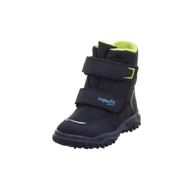 Image of Superfit Husky Winter boots for kids, Size: 9.5K, Blau/hellgrün Imitation leather/ textile