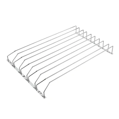 Image of Olympia Stemware Rack Wine Bar Pubs Glass Flutes Holder for Better Experience