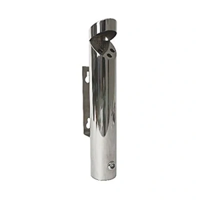 Image of Genware NEV AT CYL Ashtray, Cylinder Wall, Mounted Stainless Steel