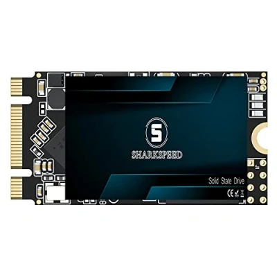 Image of S SHARKSPEED SSD 1TB M.2 2242 SATA 3 NGFF 42mm 6Gb/s 3D NAND Internal Solid State Drive for Laptop PC Desktop