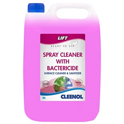 Image of Cleenol 053212X5 Lift Ready to Use Spray Cleaner with Bactercide, 5L