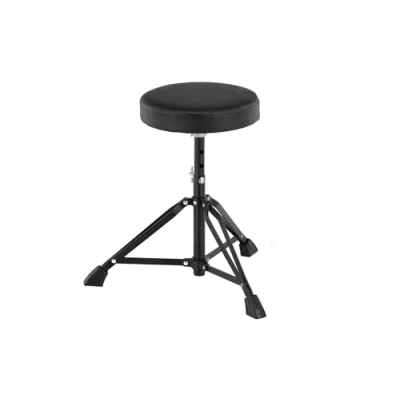 Image of GEWA drum stool/drum stool round seat, black, height adjustable, double brace PS805120 ***NEW***