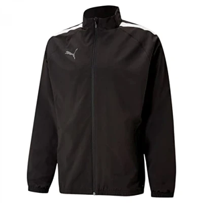 Image of PUMA Men&#039;s teamRISE Sideline Jacket Woven Black White, XXL