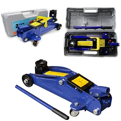 Image of Feidak 2 Tonne Hydraulic Trolley floor Jack for Garage Workshop Car Van Vehicle Lift with Convenient Storage Case