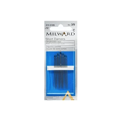 Image of Short Darners Hand Sewing Needles, Nos.3 9