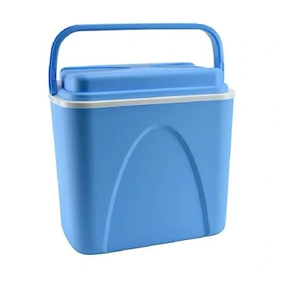 Image of Edco 24 Litre Large Blue Food Drink Picnic Beach Camping Insulated Ice Pack Cool Box