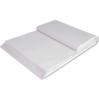 Image of 100 Sheets of Acid Free Tissue Paper Cool White MG 18gsm Clothing Storage Gift Wrapping Decorative Sketch and Cutting Large for Art Craft Packing 500mm x 750mm
