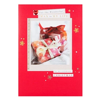 Image of Hallmark Man in My Life Christmas Card &#039;All Love&#039; Medium