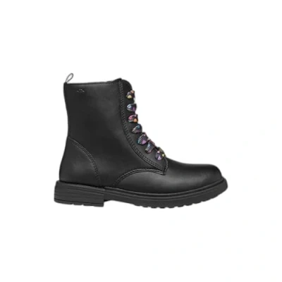 Image of Geox J Eclair Girl D Ankle Boot, Black/Multicolor, 4.5 UK