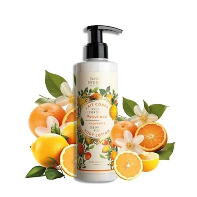 Image of Panier des Sens Body Lotion Provence Moisturiser for Dry Skin With Shea Butter Care Made in France Vegan Women and Men 97% Natural Ingredients 250ml