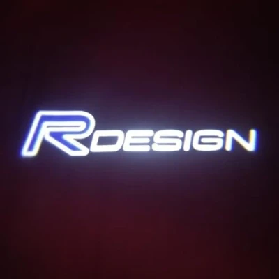Image of Car Door Logo Light Projector for Volvo S60 S80 V40 V60 S90 XC90 V90 XC60, Puddle Lights Welcome Lights, HD Ghost Shadow Decoration Accessories,1PCS