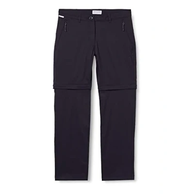 Image of Craghoppers Womens Kiwi Pro Conv Trousers Hiking Pants, Black, 16 EU