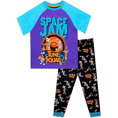 Image of SPACE JAM Boys Pyjamas Bugs Bunny Multicolour 7 8 Years