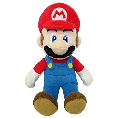 Image of Super Mario Bros GMSM6P 01MARIO Brothers Officially Licensed Sanei Plush, Red, 24cm