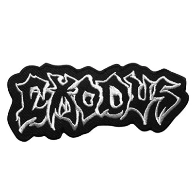 Image of Exodus Patch Iron on T Shirt Embroidered Jacket Denim Jean Decorate Custom Handmade Gift Craft Enjoy, Thrash Metal